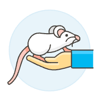 White Mouse 2 Illustration from UX Colors Set