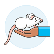 White Mouse 3 Illustration from UX Colors Set