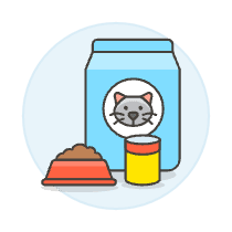 Cat Food Bag Illustration from UX Colors Set