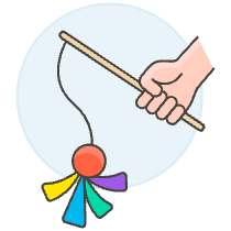 Cat Toy 1 Illustration from UX Colors Set