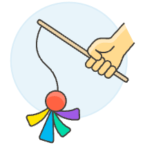 Cat Toy 2 Illustration from UX Colors Set