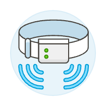Smart Collar Illustration from UX Colors Set