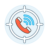 Call Signal Aim Illustration from UX Colors Set