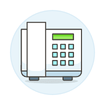 Telephone Fax 1 Illustration from UX Colors Set
