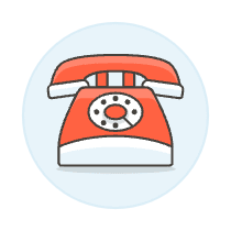 Vintage Telephone Illustration from UX Colors Set