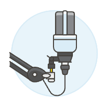 Microphone 10 Illustration from UX Colors Set