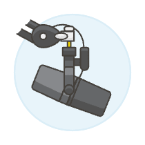 Microphone 11 Illustration from UX Colors Set