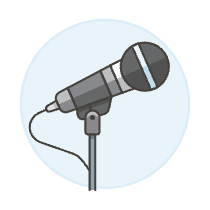 Microphone 19 Illustration from UX Colors Set