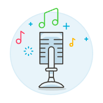 Microphone 2 Illustration from UX Colors Set