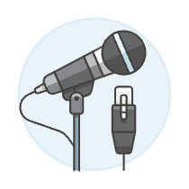 Microphone 20 Illustration from UX Colors Set
