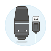 Microphone 23 Illustration from UX Colors Set