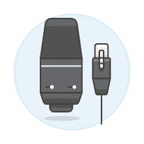 Microphone 24 Illustration from UX Colors Set