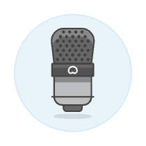 Microphone 25 Illustration from UX Colors Set
