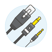 Microphone 28 Illustration from UX Colors Set