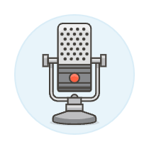Microphone 4 Illustration from UX Colors Set