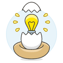 Egg Idea Illustration from UX Colors Set