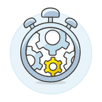 Clock Schedule Illustration from UX Colors Set