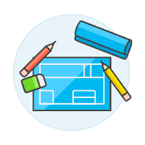 Blueprint 2 Illustration from UX Colors Set