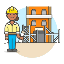Construction House 5 Illustration from UX Colors Set