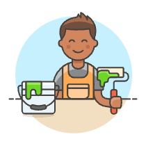 House Painter 1 Illustration from UX Colors Set