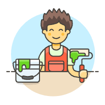 House Painter 3 Illustration from UX Colors Set