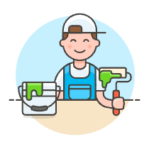 House Painter 5 Illustration from UX Colors Set