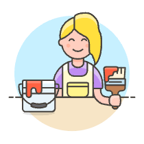 House Painter 6 Illustration from UX Colors Set