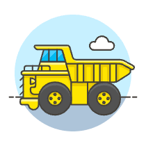 Haul Truck 1 Illustration from UX Colors Set