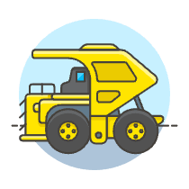 Haul Truck 2 Illustration from UX Colors Set