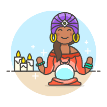 Fortune Teller 6 Illustration from UX Colors Set