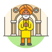 Indian Hinduism Illustration from UX Colors Set