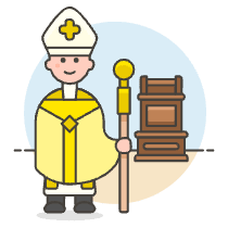 Pope Illustration from UX Colors Set