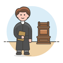 Priest 1 Illustration from UX Colors Set
