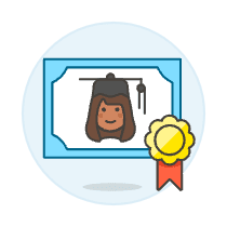 Diploma Graduate 5 Illustration from UX Colors Set