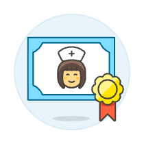 Diploma Nurse 4 Illustration from UX Colors Set
