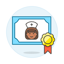 Diploma Nurse 5 Illustration from UX Colors Set