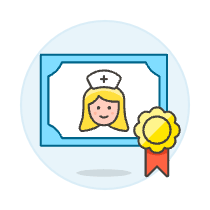 Diploma Nurse 6 Illustration from UX Colors Set