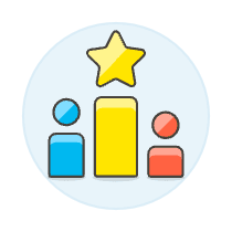 Podium User 2 Illustration from UX Colors Set