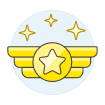 Ranking Badge 3 Illustration from UX Colors Set