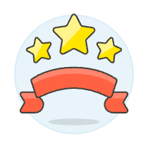 Star Ribbon Illustration from UX Colors Set