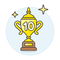 Trophy Ten Illustration from UX Colors Set