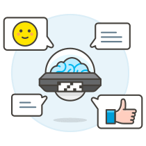 Chatbot 2 Illustration from UX Colors Set