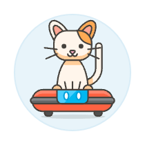 Robotic Vacuum Illustration from UX Colors Set