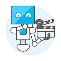 Filmmaking Robot 1 Illustration from UX Colors Set