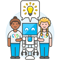 Human Ai Collaboration 2 2 Illustration from UX Colors Set