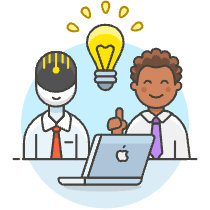 Human Ai Collaboration 4 5 Illustration from UX Colors Set