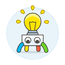 Robot Idea Illustration from UX Colors Set