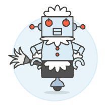 Maid Robot 1 Illustration from UX Colors Set