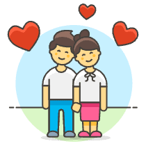 Couple Happy 1 Illustration from UX Colors Set