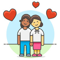 Couple Happy 2 Illustration from UX Colors Set